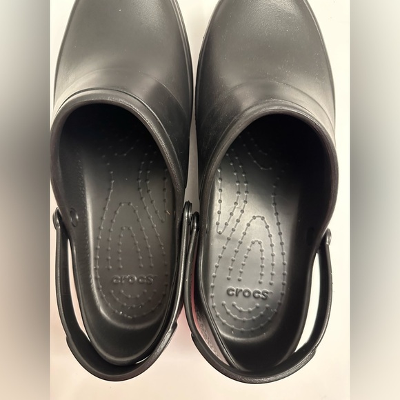 Crocs Women's Mercy Work Clog Black Size 10 - Picture 12 of 14